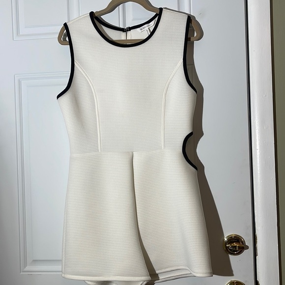 BCBGeneration White and Black Romper - Picture 5 of 16